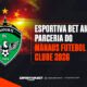 Parceria Esportiva Bet e Manaus FC fortalece futebol regional 2026